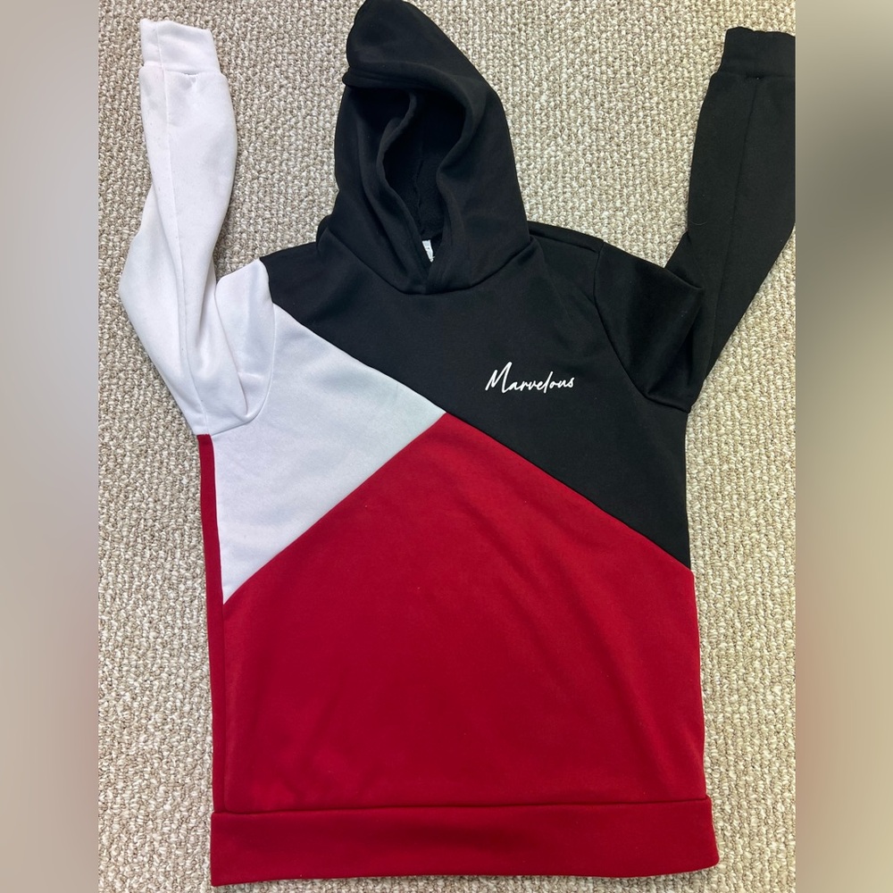 SHEIN Black Teen Pullover Hoodie Sz 14Y